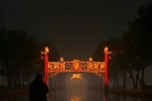 文艺剧集河对岸的灯的渡口黄昏场景封面
